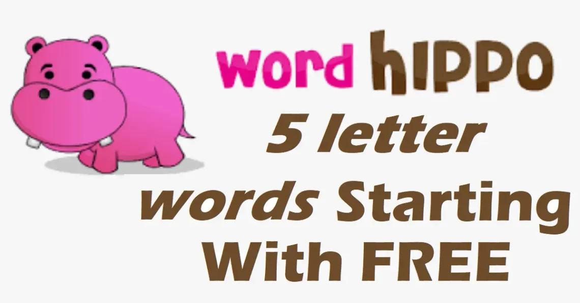 5 Letter Words Starting With FREE