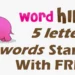 5 Letter Words Starting With FREE