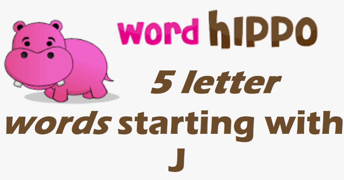 5 words that start with j