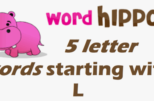 5 letter words that start with l